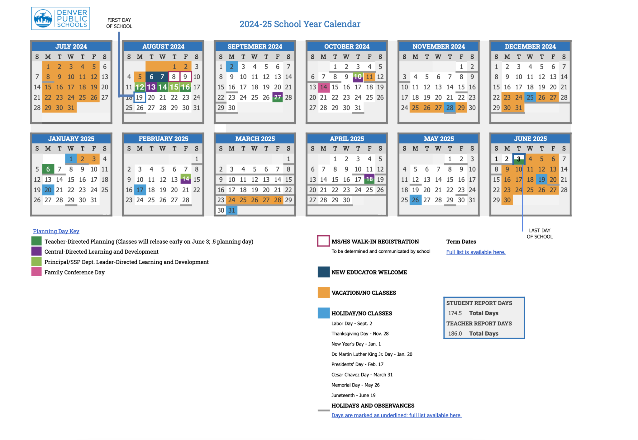 Important Dates and Schedules Emily Griffith High School